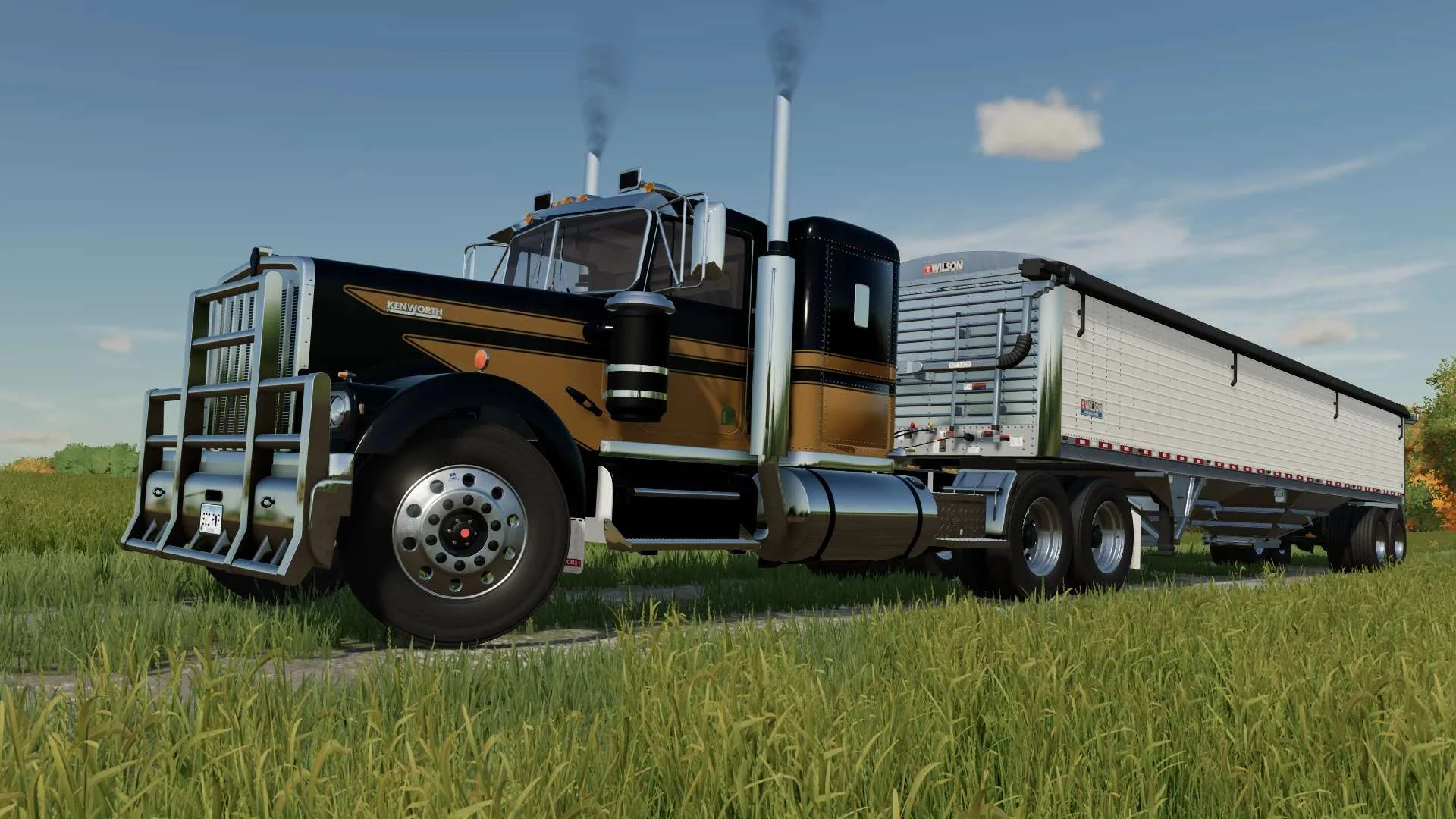 Kenworth W900A Flat Top v1.8.0.1 FS22 FS22 Mod Free Download