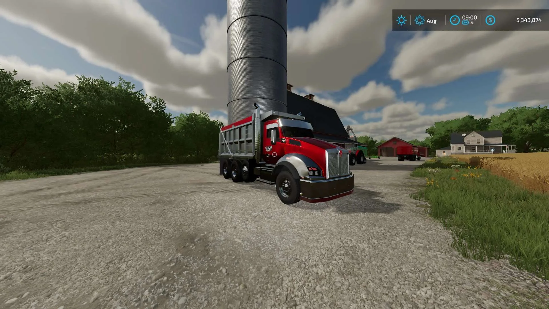 KenworthT880 Thanos dump truck Fix V1.0 FS22 FS22 Mod Free Download