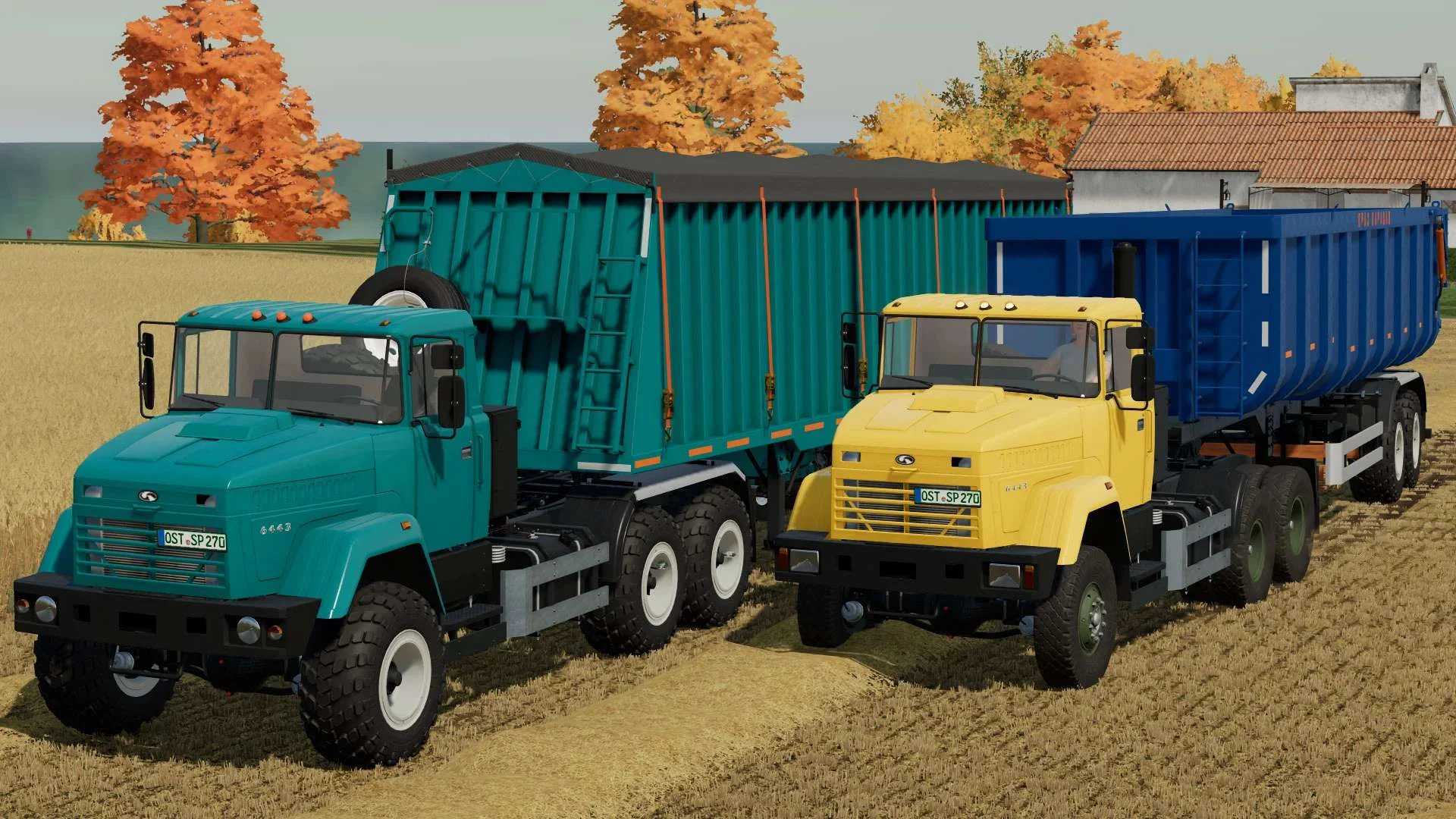 Kraz 6443 & Trailers v1.0 FS22 FS22 Mod Free Download