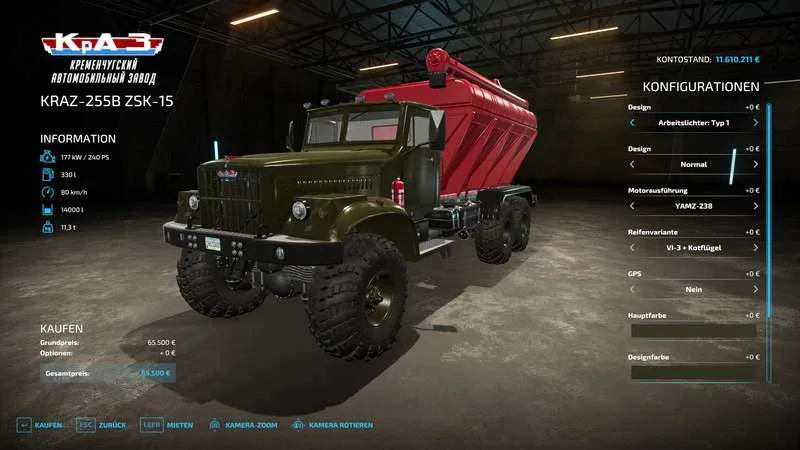 KRAZ Pack New Life v1.0 FS22 FS22 Mod Free Download