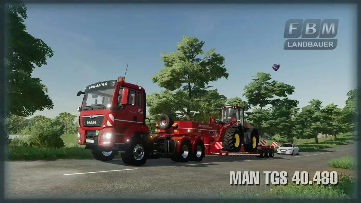 Landbauer TGS 40.480 6×6 v1.0 FS22 FS22 Mod Free Download