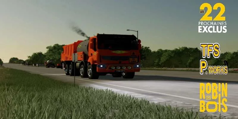 LANDER 8X4 GRAVELTRUCK v1.0 FS22 FS22 Mod Free Download