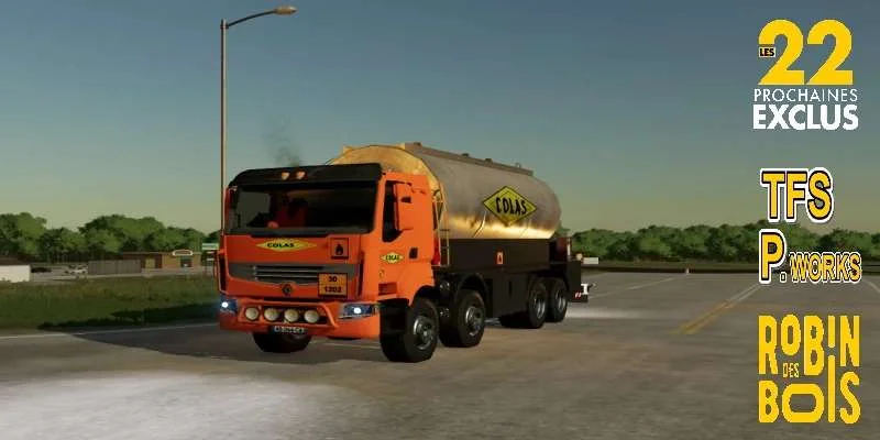 LANDER 8X4 REPANDEUSE COLAS v1.0 FS22 FS22 Mod Free Download
