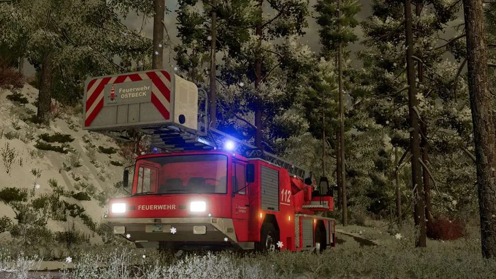 Lizard Turntable Ladder 23/12CC v1.1 FS22 FS22 Mod Free Download