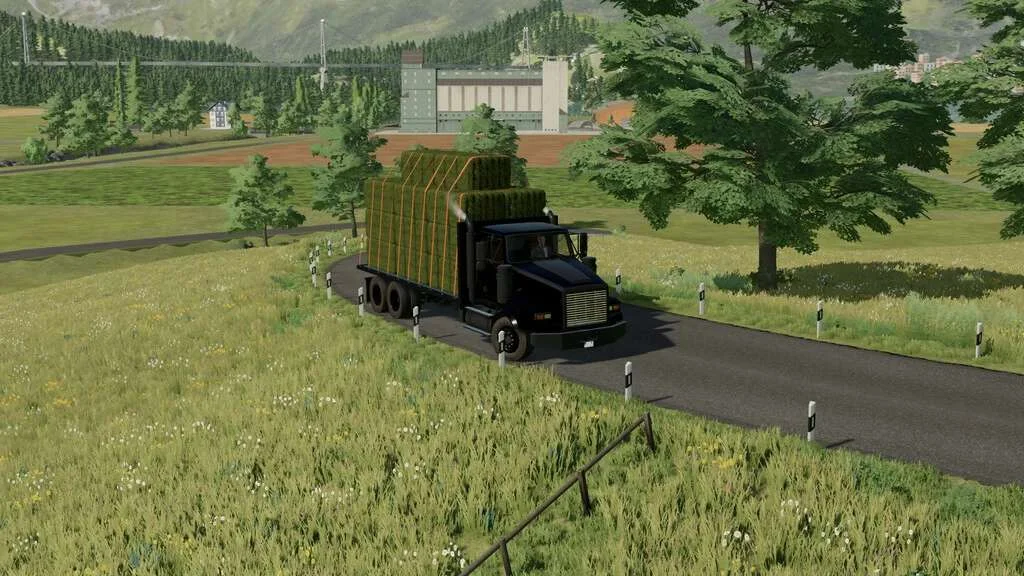 Lizard V340 Flatbed AutoLoad v1.0 FS22 FS22 Mod Free Download