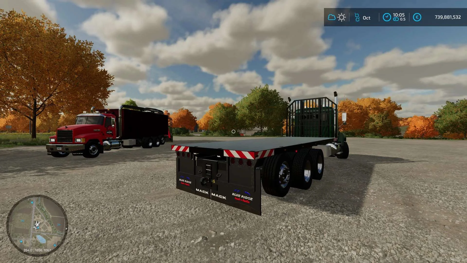 Mack Flatbed + Salvage Trucks Pack v1.0 FS22 FS22 Mod Free Download