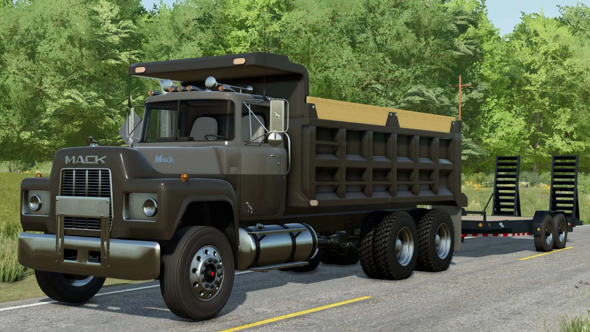 Mack R Dump Truck v1.0 FS22 FS22 Mod Free Download