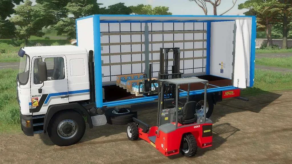 MAN 19.322 With Sliding Curtain v1.0 FS22 FS22 Mod Free Download