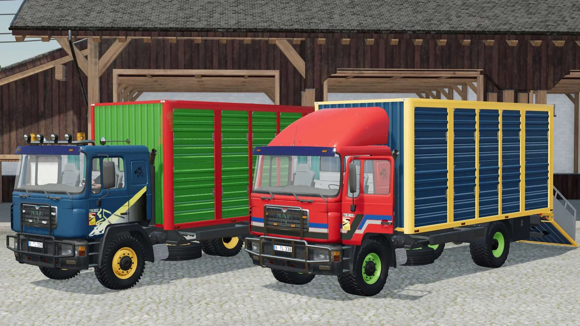 MAN 19.403 Animal Transport Truck v1.0 FS22 FS22 Mod Free Download