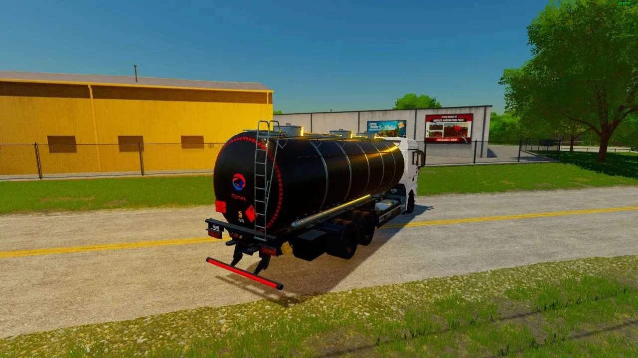 MAN 6×4 Tank Total V1.2 FS22 FS22 Mod Free Download