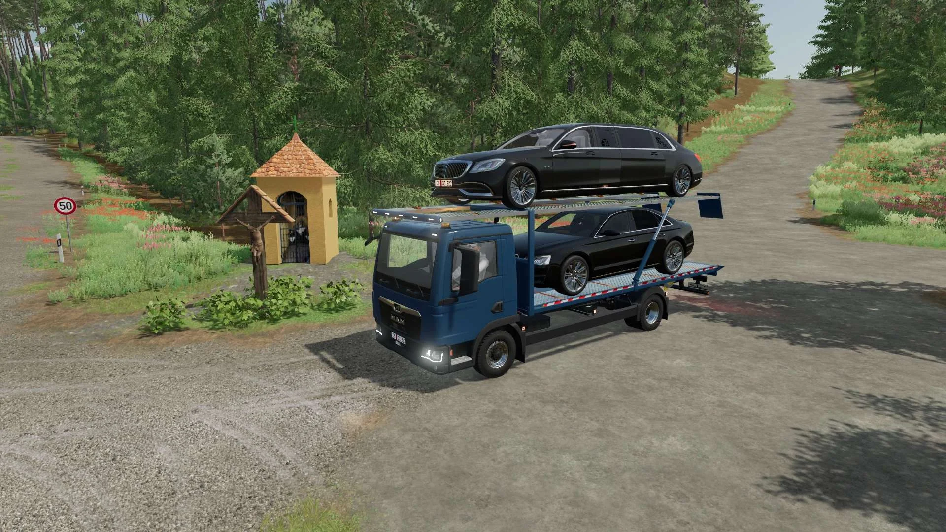 MAN TGL 12.220 Autotransporter v1.0 FS22 FS22 Mod Free Download