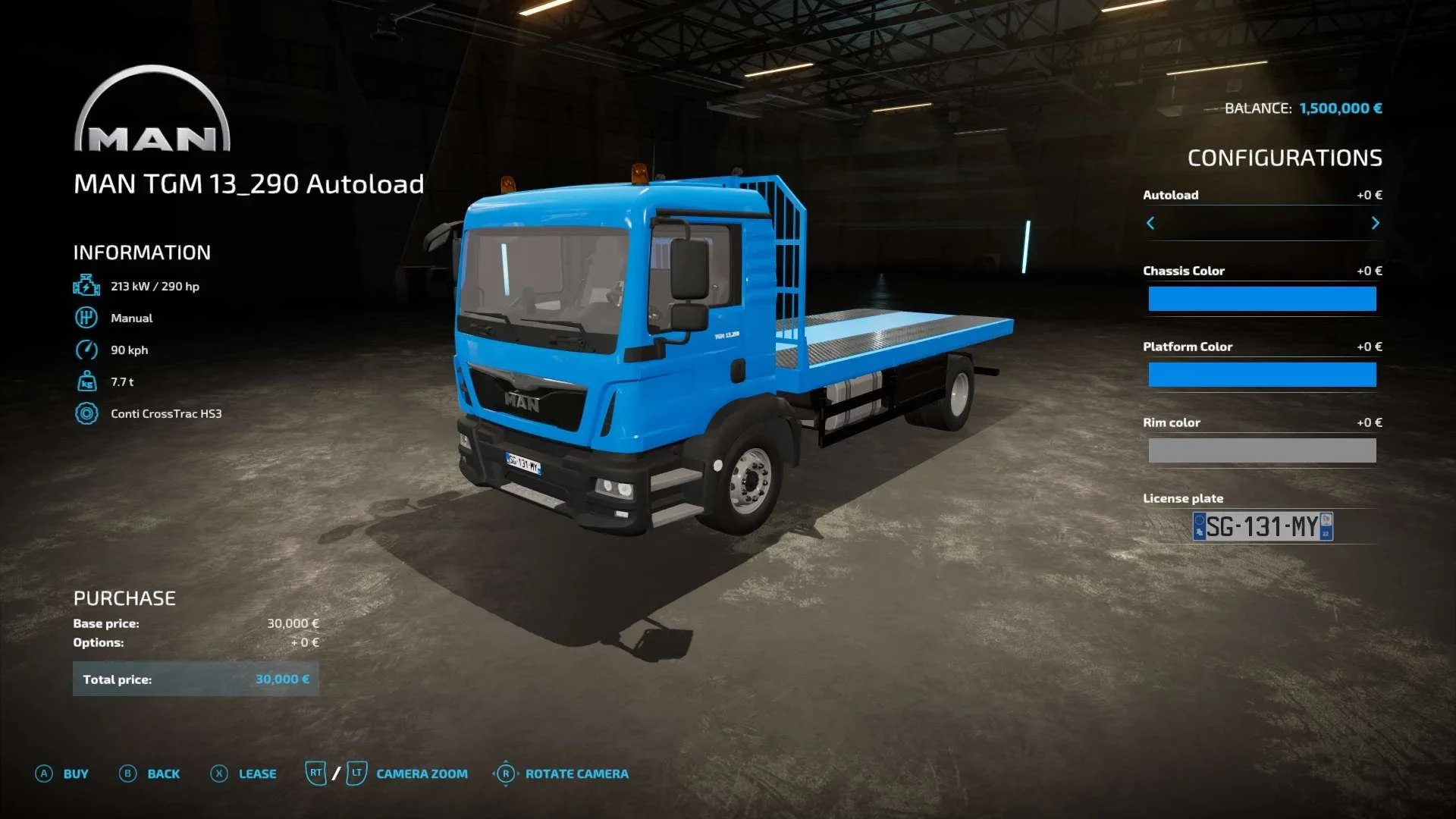 MAN TGM 13.290 AUTOLOAD V1.0 FS22 FS22 Mod Free Download