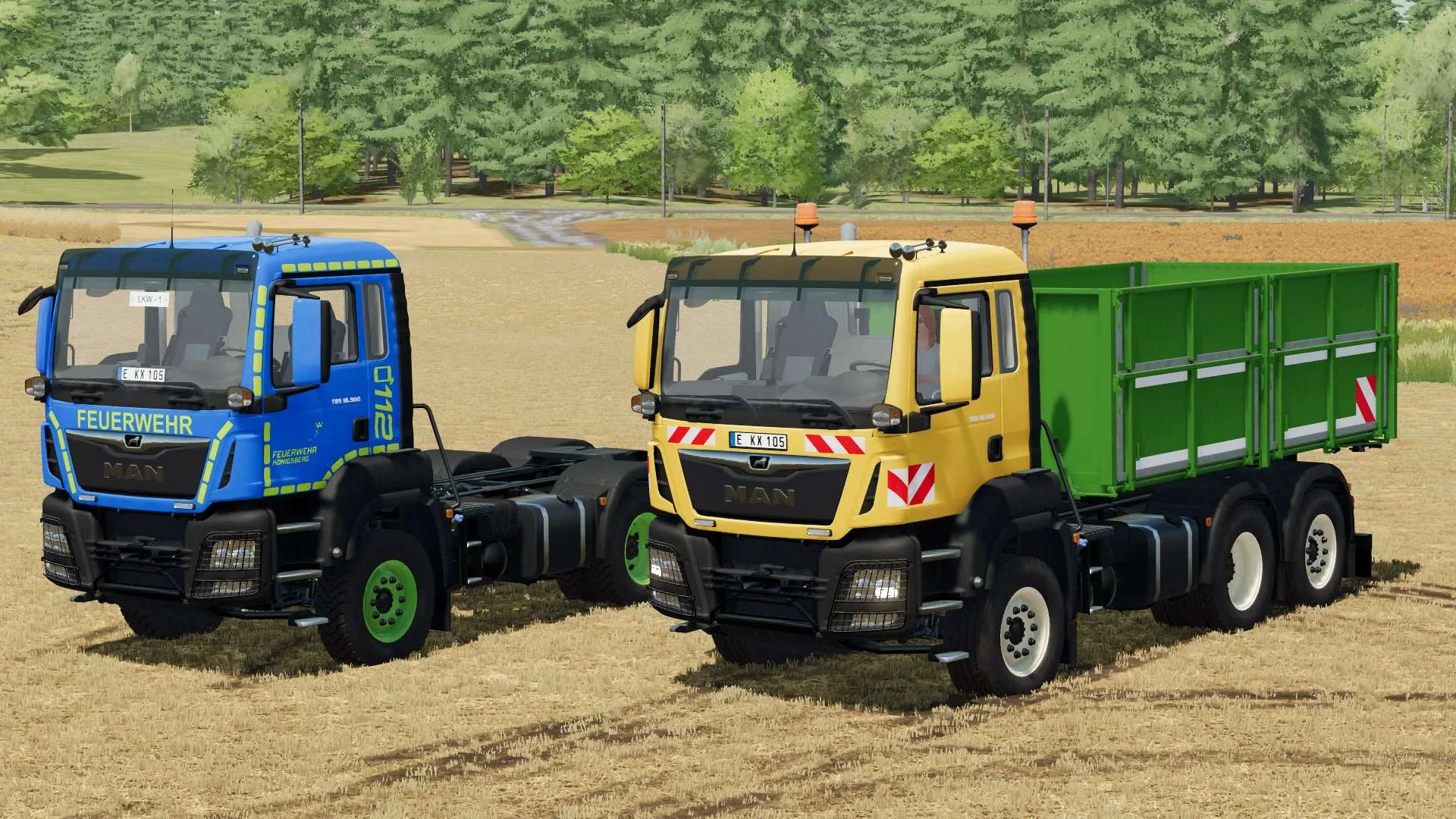 MAN TGS 18.500 Semi & Kipper Trucks v1.0 FS22 FS22 Mod Free Download