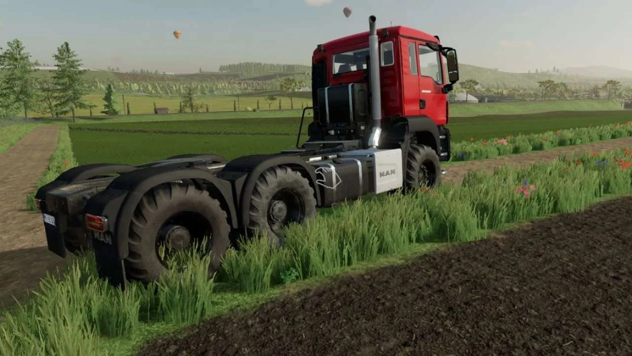 MAN tgs 6×6 v1.0 FS22 FS22 Mod Free Download
