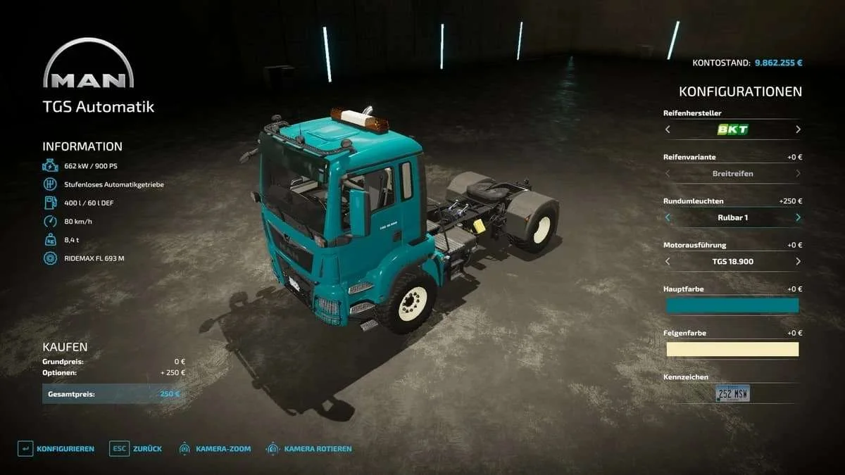 MAN TGS Automatik v1.0 FS22 FS22 Mod Free Download