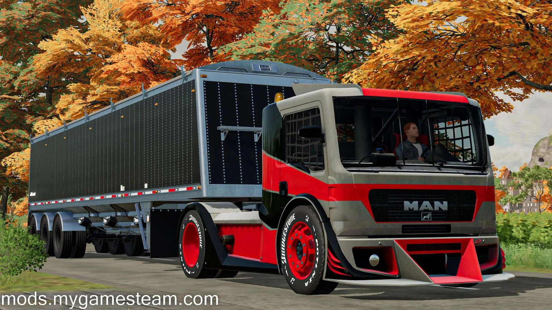 MAN TGS Formula Truck V1.0 FS22 FS22 Mod Free Download