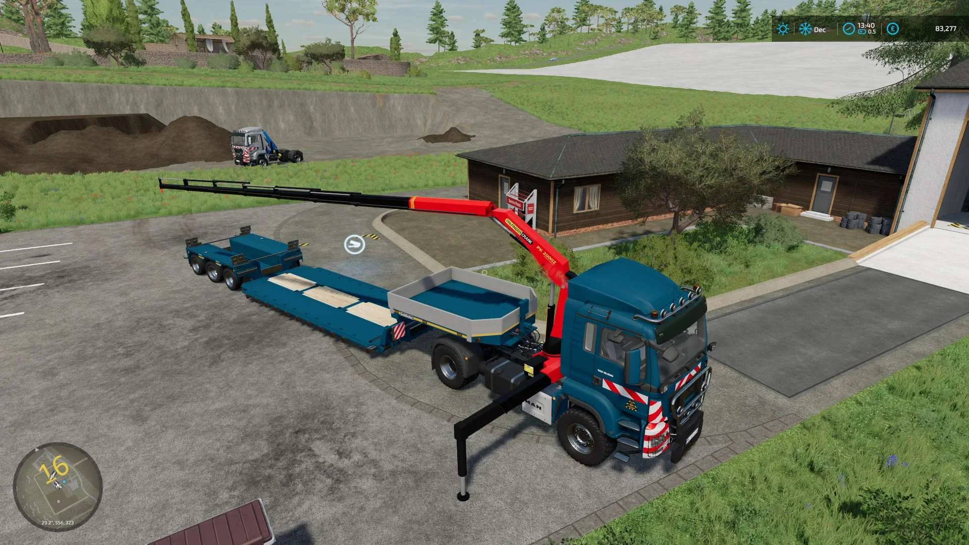 Man TGS Palfinger Crane V1.0 FS22 FS22 Mod Free Download