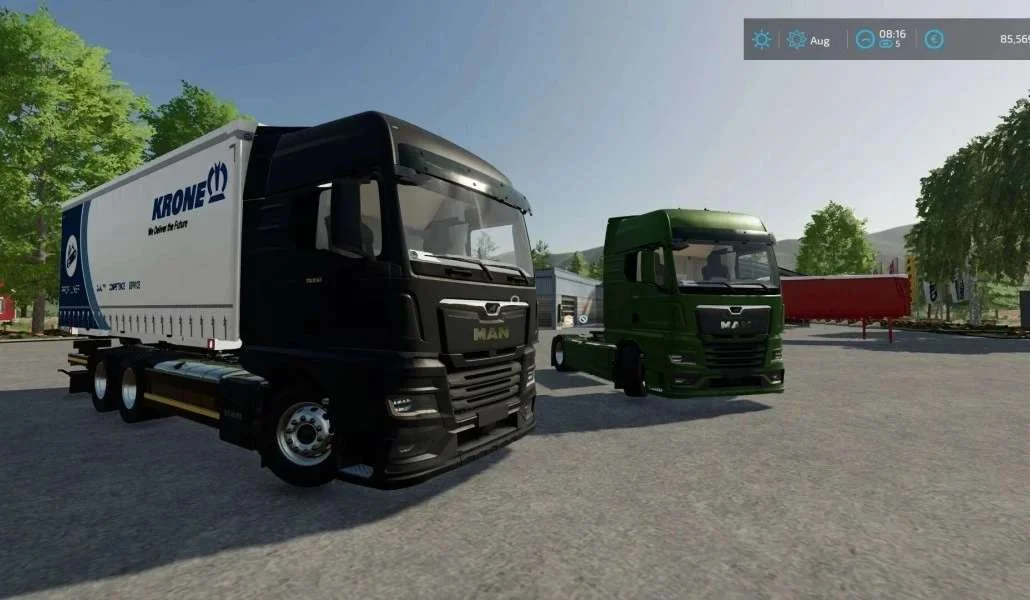 MAN TGX 2020 + Swap bodies Addons V1.0 FS22 FS22 Mod Free Download