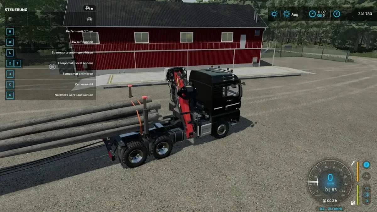 MAN TGX 26.600 Forst Langholz v1.0 FS22 FS22 Mod Free Download