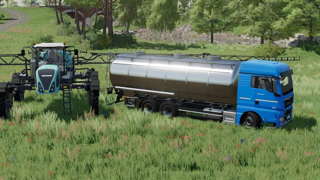 MAN TGX 6×4 Tanker Truck v1.0 FS22 FS22 Mod Free Download