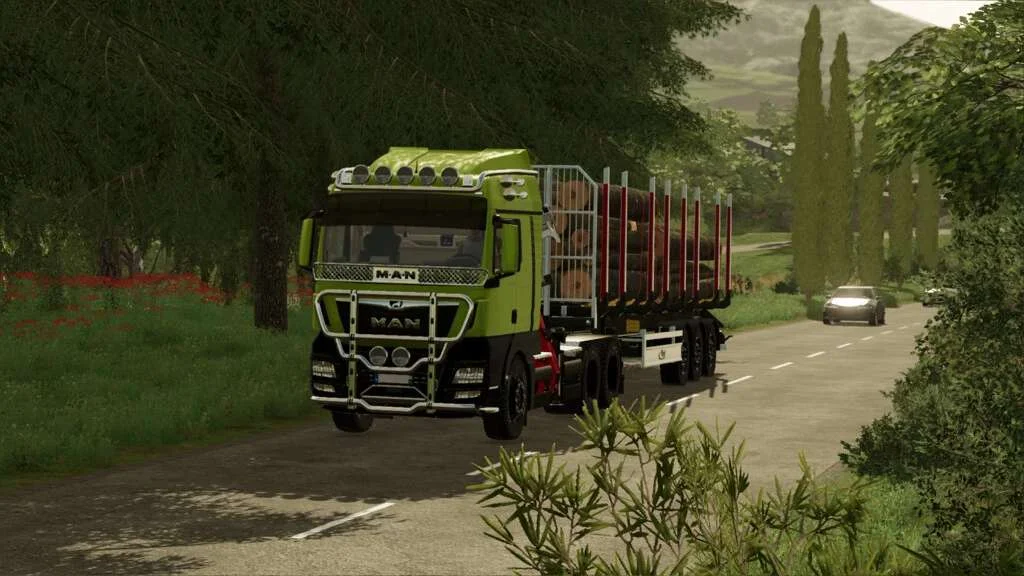 MAN TGX Forest Semi-Truck v1.0 FS22 FS22 Mod Free Download
