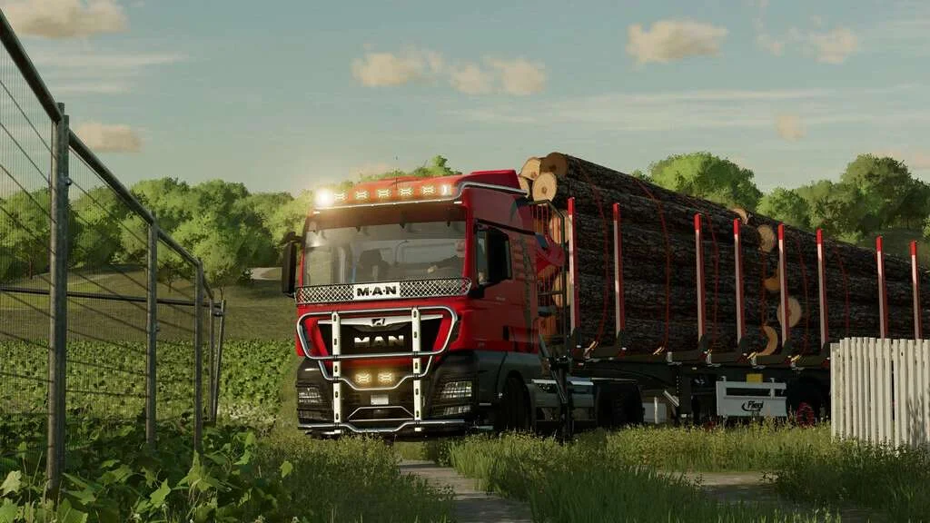 MAN TGX Forest Semi-Truck v2.0 FS22 FS22 Mod Free Download