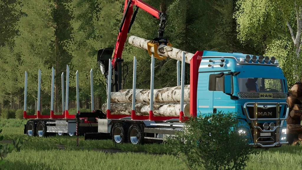 MAN TGX Forest Special v1.0 FS22 FS22 Mod Free Download