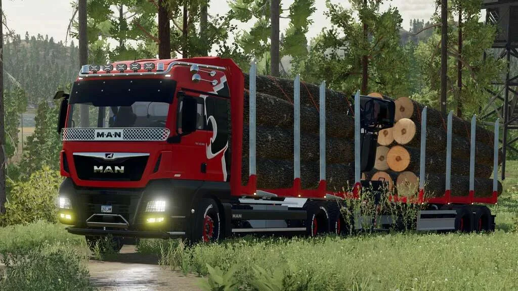 MAN TGX Forest Special v2.0.1 FS22 FS22 Mod Free Download