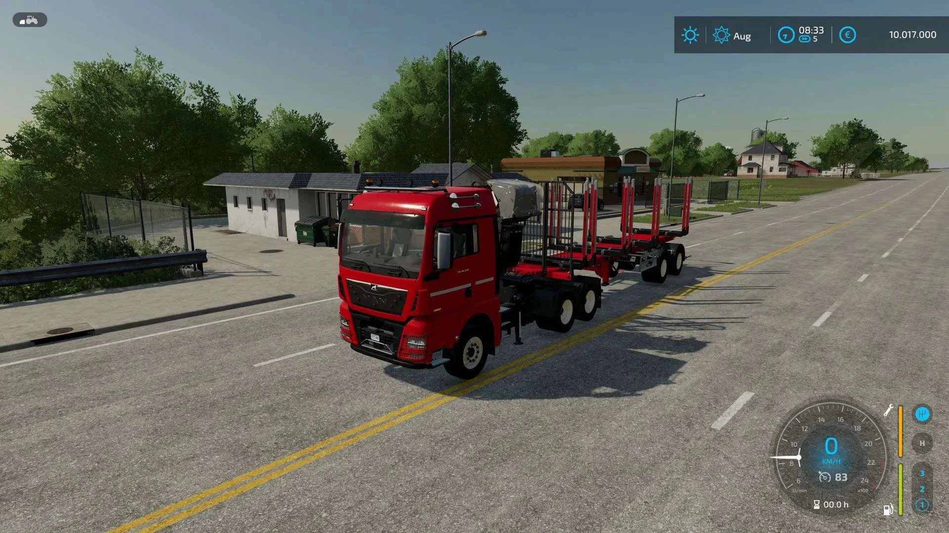 MAN TGX Forst Semi v1.0.1 FS22 FS22 Mod Free Download
