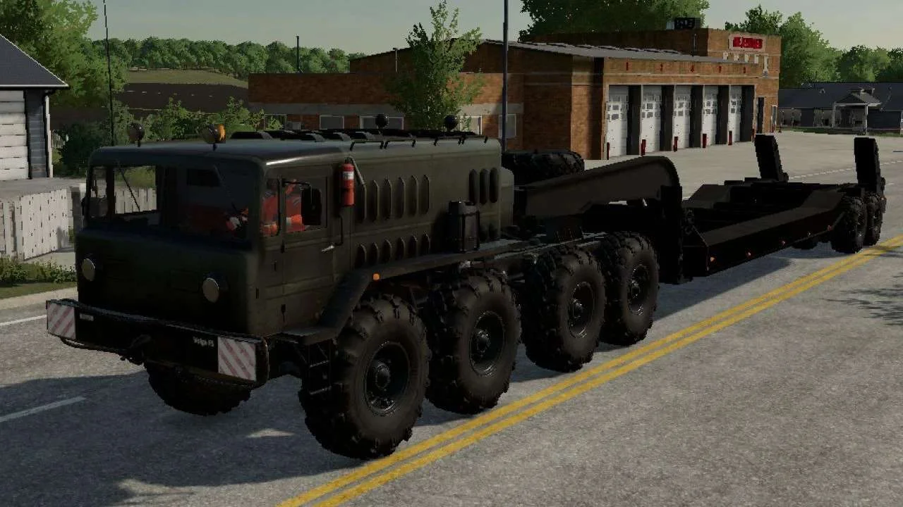 MAZ 537 with trawl v2.0 FS22 FS22 Mod Free Download