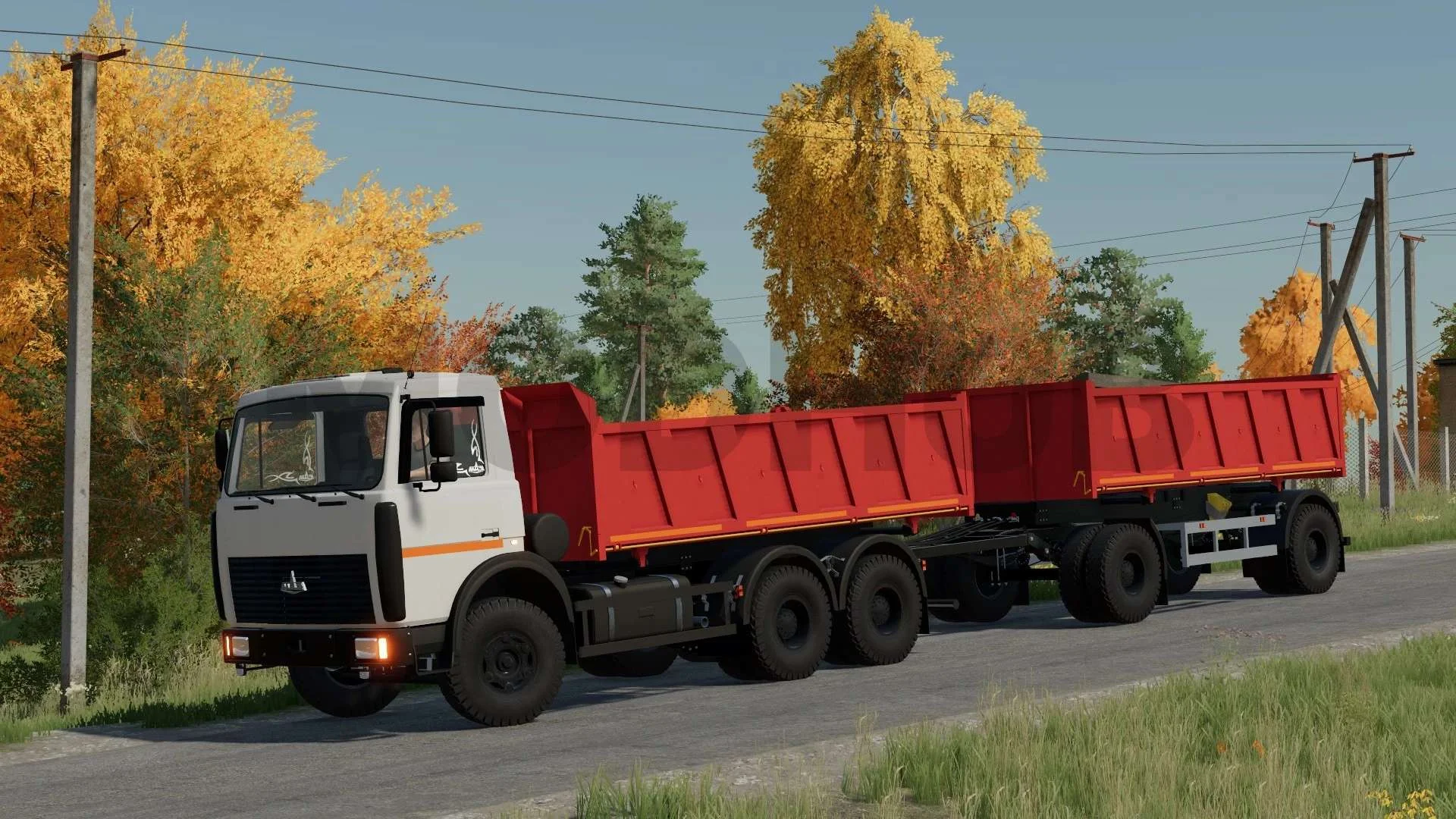 MAZ-5516 Selhoz v1.1 FS22 FS22 Mod Free Download