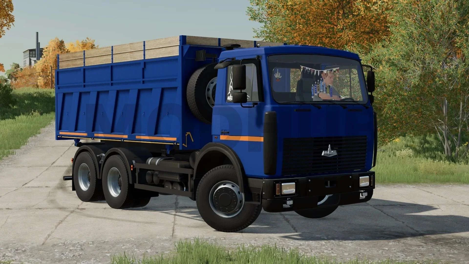 MAZ-5516 Selhoz v1.3 FS22 FS22 Mod Free Download