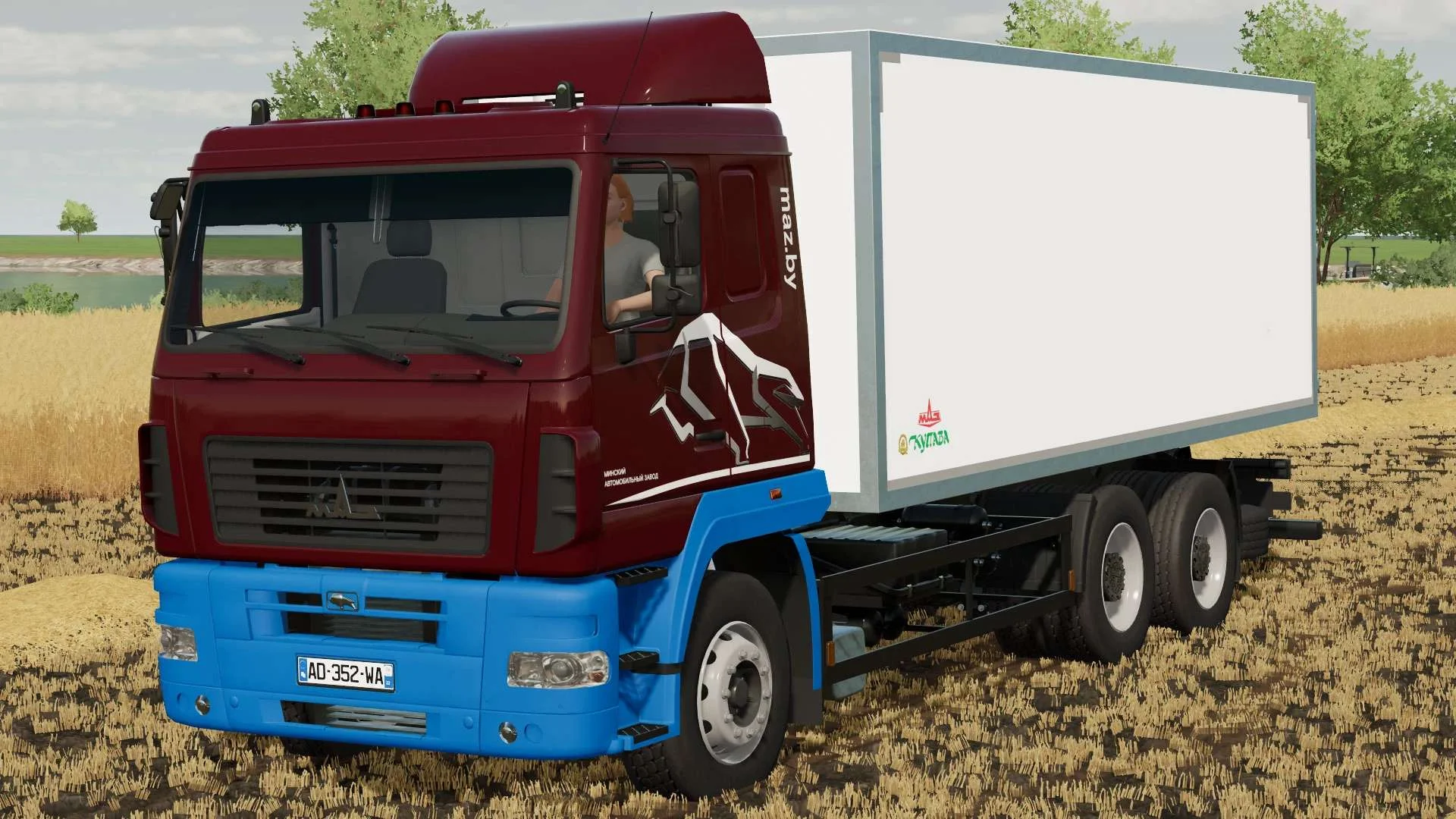 MAZ 6312 Trucks Pack v1.0 FS22 FS22 Mod Free Download