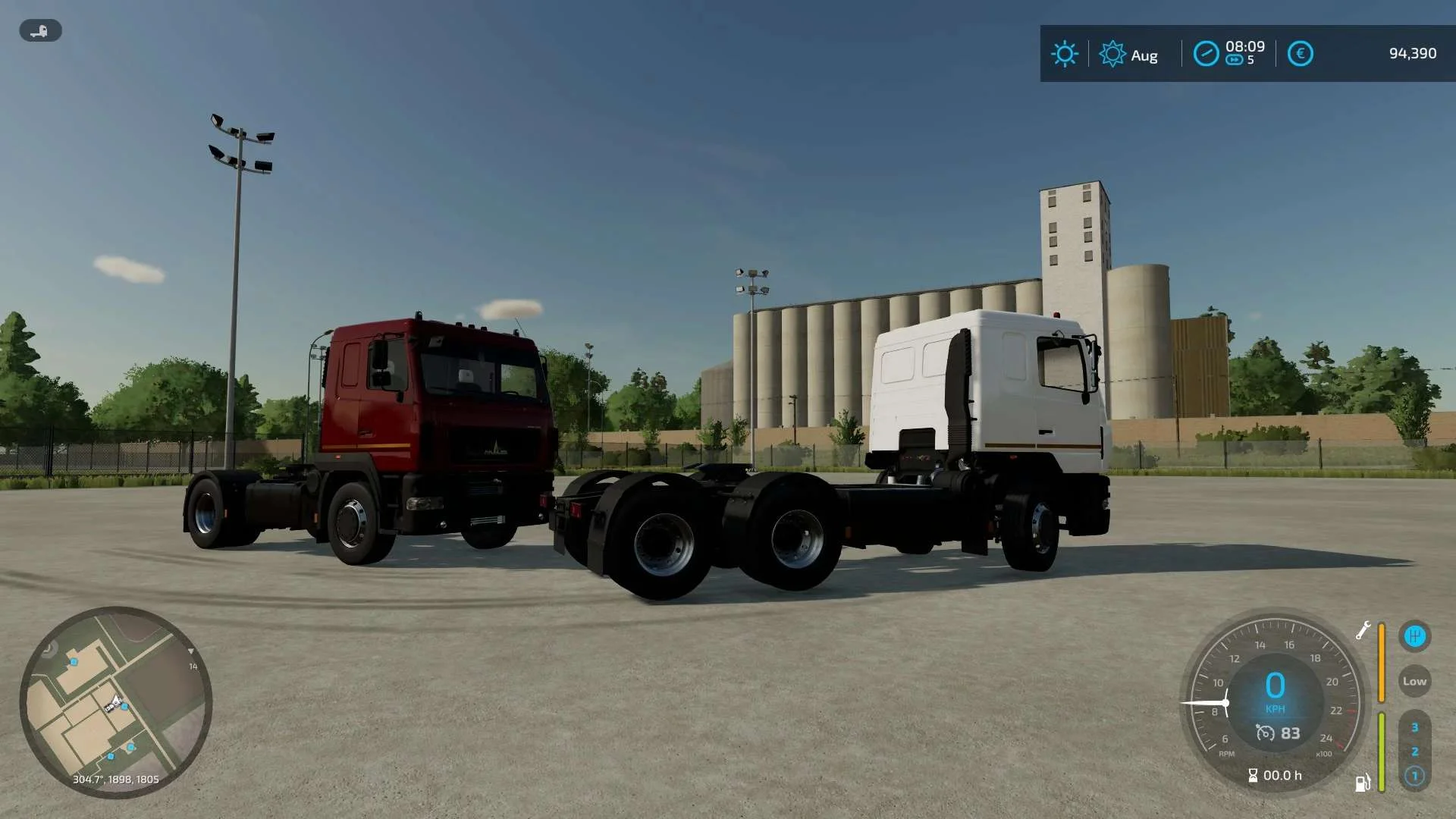 MAZ 6430Е8/5440С5 v1.0 FS22 FS22 Mod Free Download