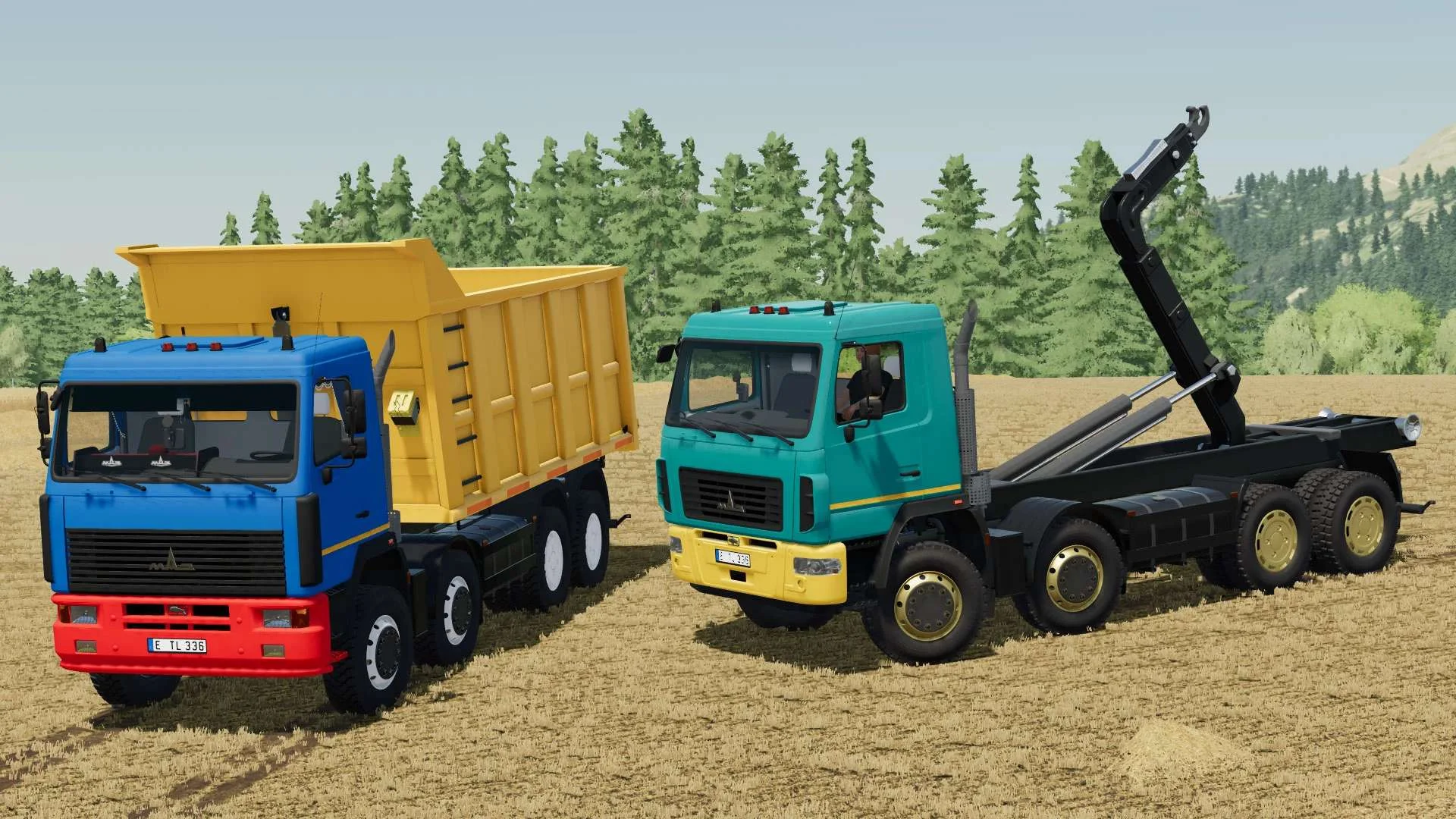 MAZ 6516 Dump & IT Runner Trucks v1.0 FS22 FS22 Mod Free Download