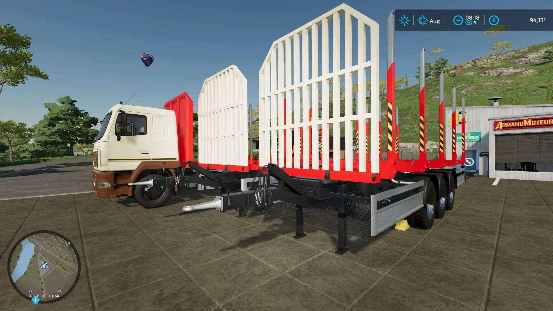 Maz Wood Truck v1.0.0.2 FS22 FS22 Mod Free Download