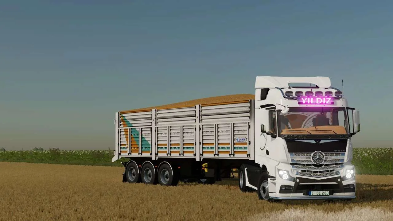 Mercedes Actros 1845 v1.0 FS22 FS22 Mod Free Download