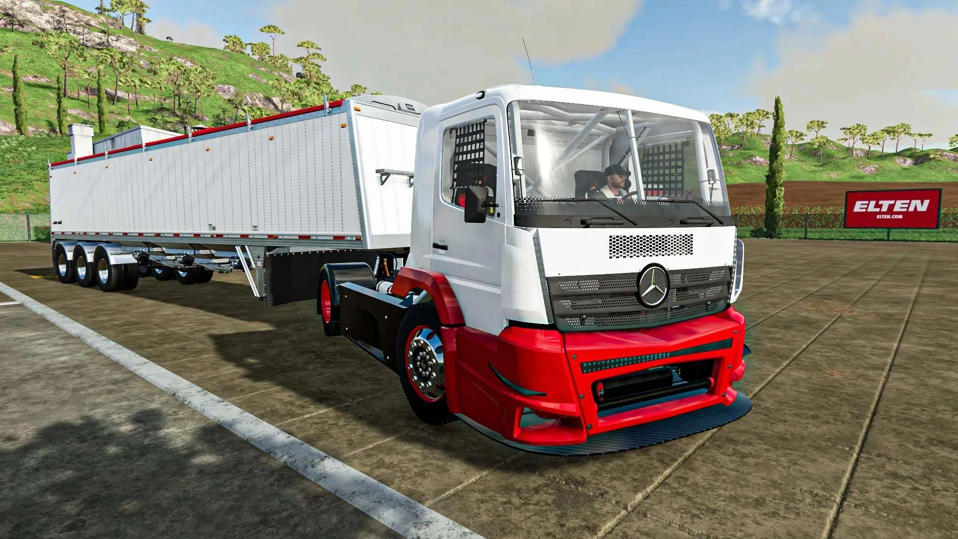 Mercedes Actros 2015 V1.0 FS22 FS22 Mod Free Download