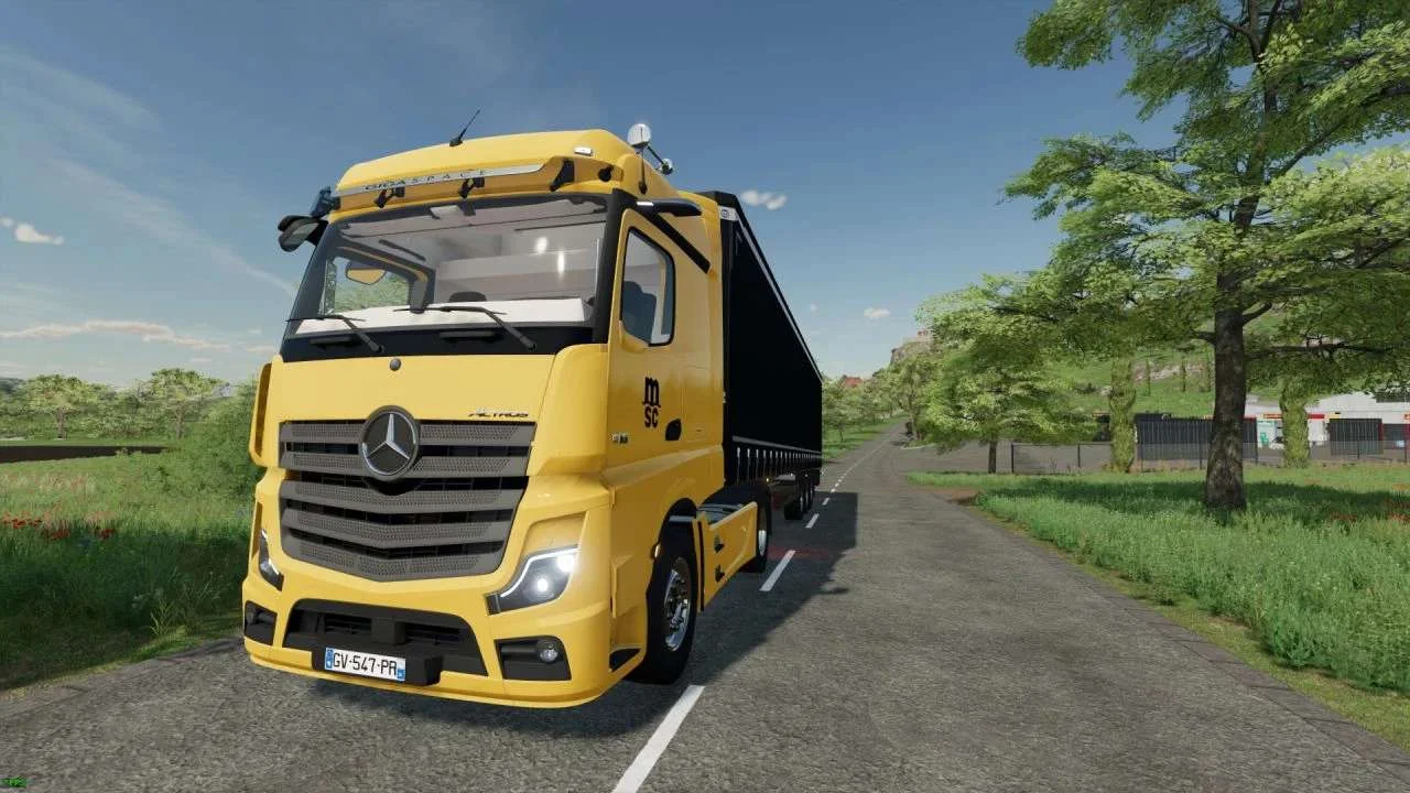 Mercedes Actros 2022 – MSC Group V1.0 FS22 FS22 Mod Free Download