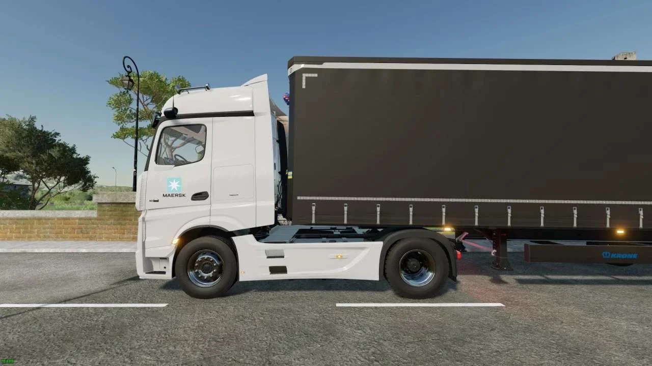 Mercedes Actros 2022 Maersk Group v1.0 FS22 FS22 Mod Free Download