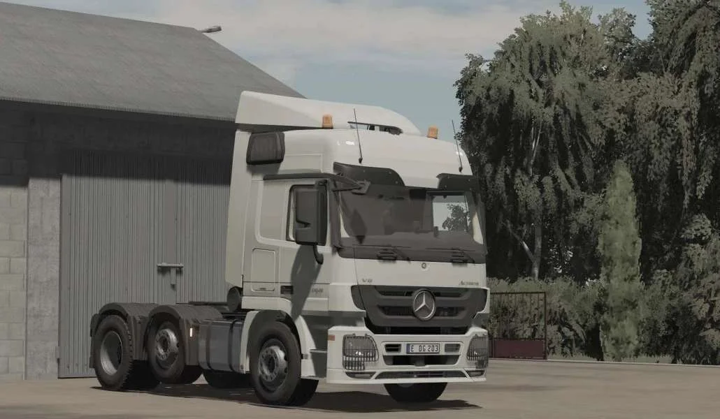 Mercedes Actros MP3 Agro v1.0 FS22 FS22 Mod Free Download
