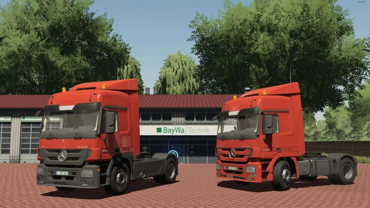 Mercedes Actros MP3 v1.1 FS22 FS22 Mod Free Download