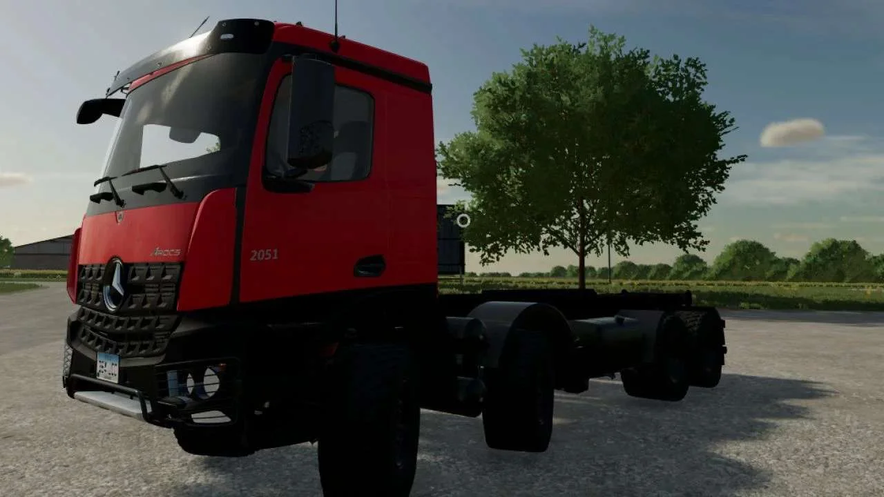 Mercedes Arocs 8×8 ITRunner v1.0 FS22 FS22 Mod Free Download