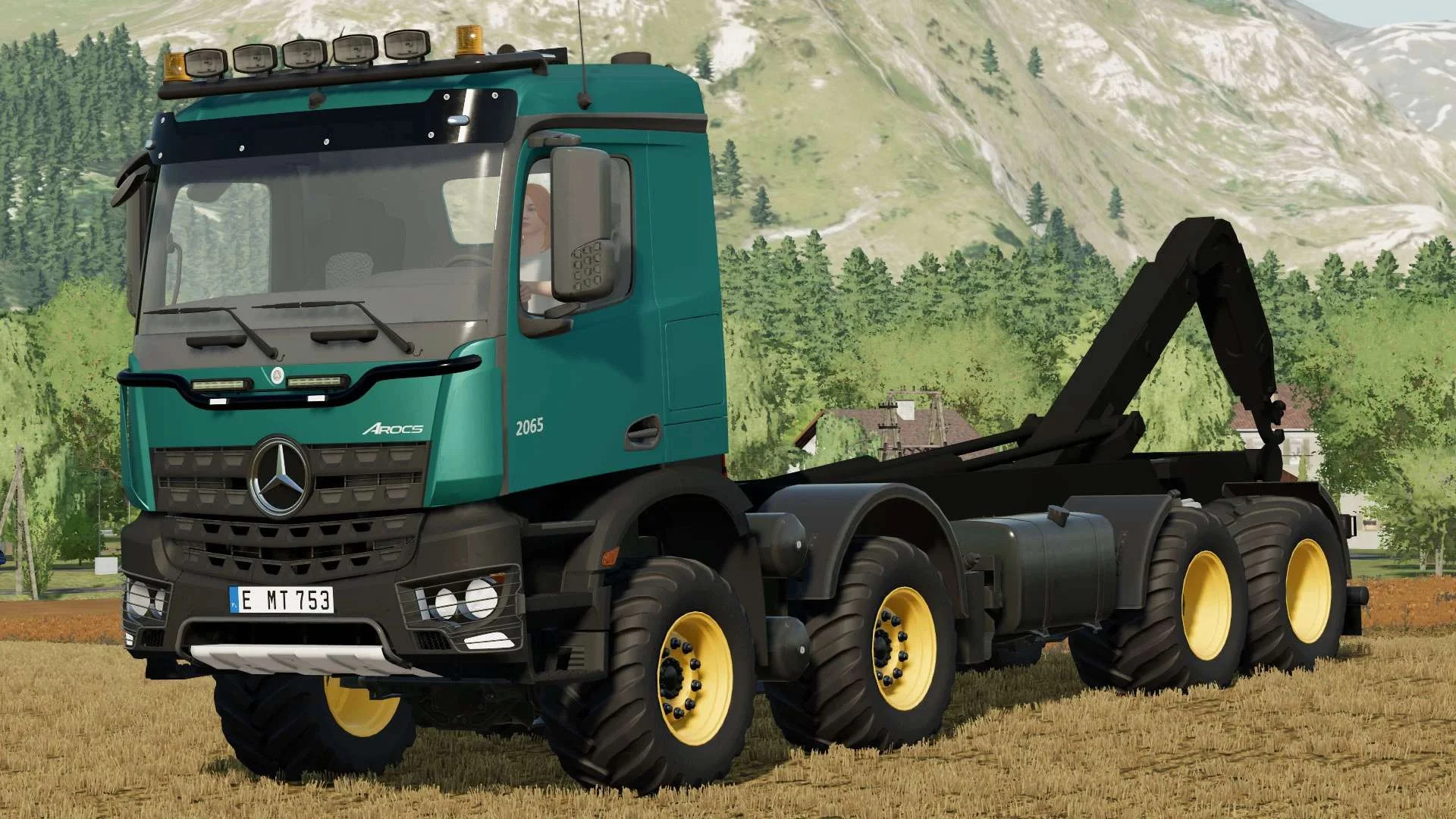 Mercedes Arocs Agrar 2051/2065 IT Runner v1.0 FS22 FS22 Mod Free Download