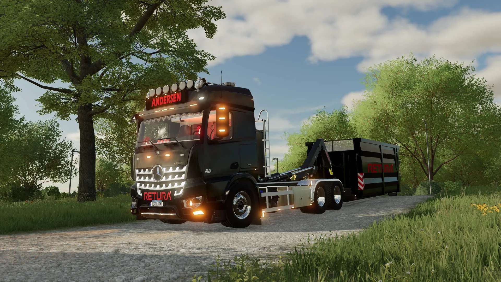 Mercedes Arocs HKL v1.0 FS22 FS22 Mod Free Download
