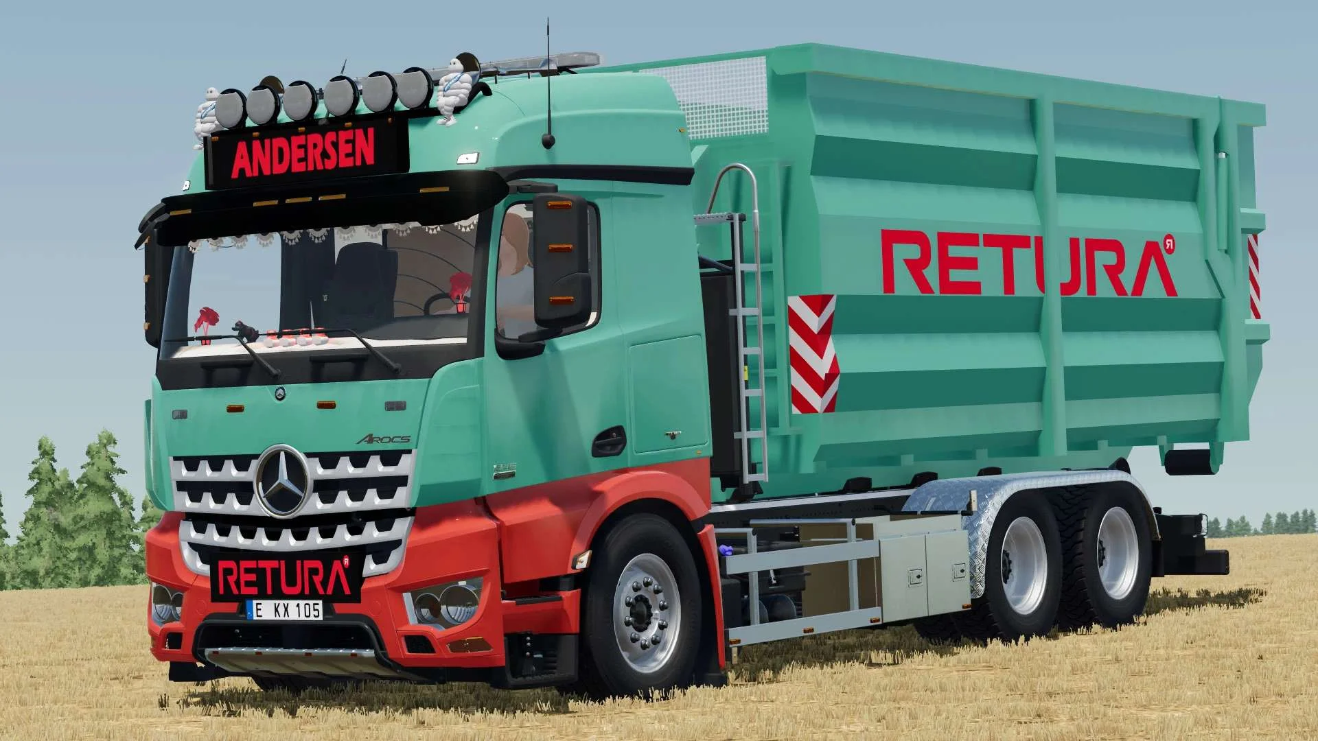 Mercedes Arocs IT Runner v1.0 FS22 FS22 Mod Free Download