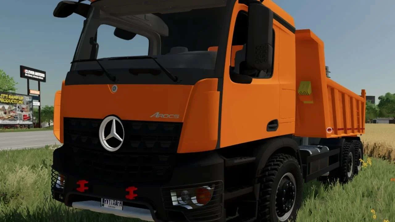 Mercedes Arocs v1.0 FS22 FS22 Mod Free Download