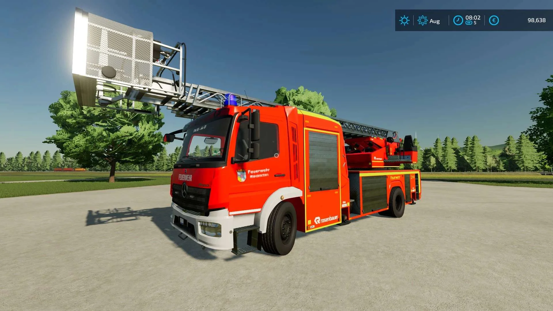 Mercedes-Benz (DLK) 23/12 CC v1.0 FS22 FS22 Mod Free Download