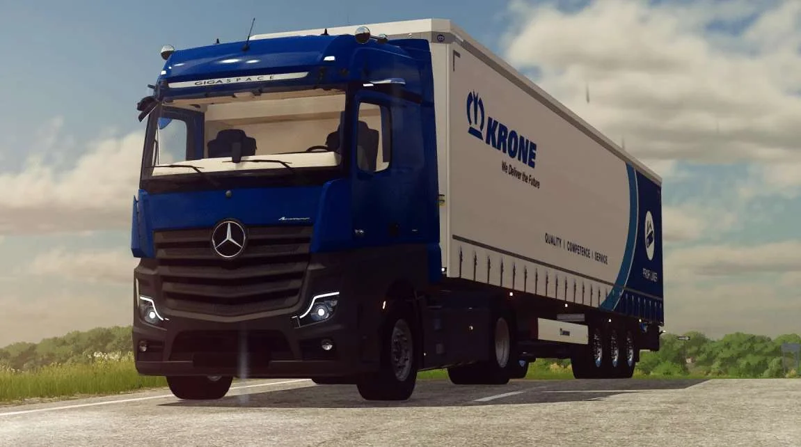 Mercedes-Benz Actros 2020 v1.0 FS22 FS22 Mod Free Download