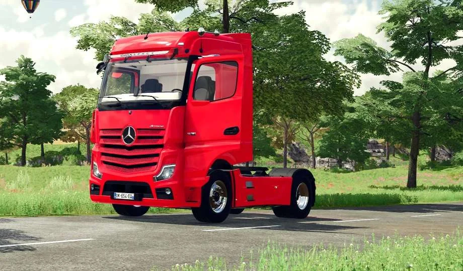 Mercedes-Benz Actros 2020 with SimpleIC v1.0.1 FS22 FS22 Mod Free Download